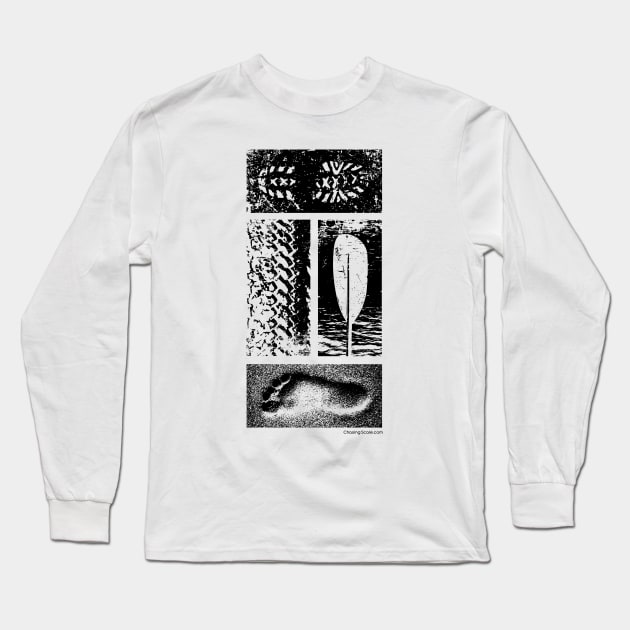 "Off The Beaten Path" by Chasing Scale Long Sleeve T-Shirt by Chasing Scale